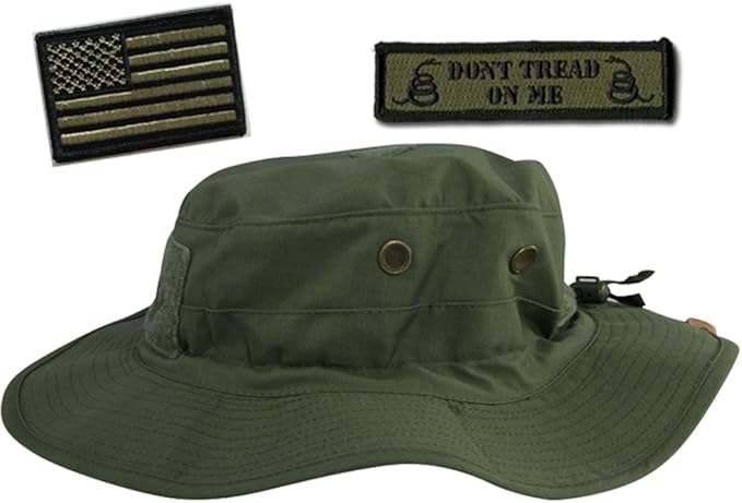 Gadsden and Culpeper Operator Boonie Hat Bundle & Patches - USA/DTOM