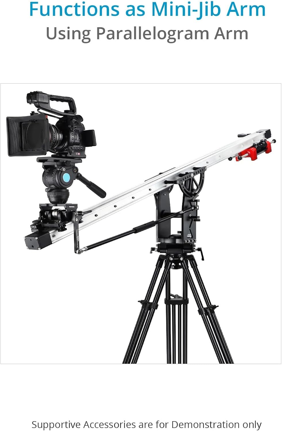 Proaim Cambird Pro 4-in-1 Gear. 6ft Video Camera Slider. Portable Mini Jib. Tower. Hi-hat .Vertical Payload - 10kg / 22lb. Horizontal Payload: 12kg / 26lb. (SL-CBPR-01)