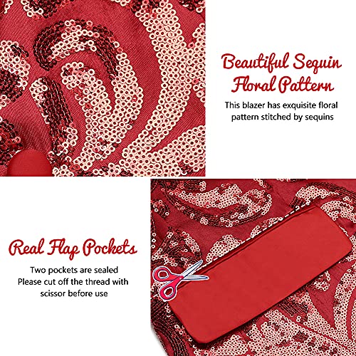 COOFANDY-Mens-Shiny-Sequins-Blazer-Floral-Suit-Jacket-Stylish-Tuxedo-for-PartyWeddingBanquetProm COOFANDY-Mens-Shiny-Sequins-Blazer-Floral-Suit-Jacket-Stylish-Tuxedo-for-PartyWeddingBanquetProm