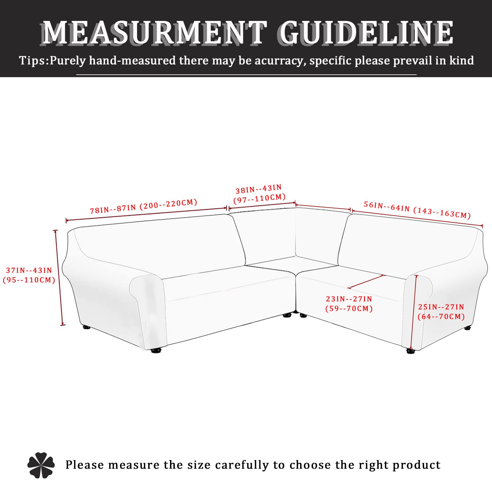 Ecksofa üBerzug Stretch Samt Sofabezug L Form 1/5/6/7 Sitzer Sofa üBerzug Anti-Rutsch Waschbar Elastischer Sofahusse FüR Wohnzimmer (Grau,6 Seat-3C2 3 PCS)