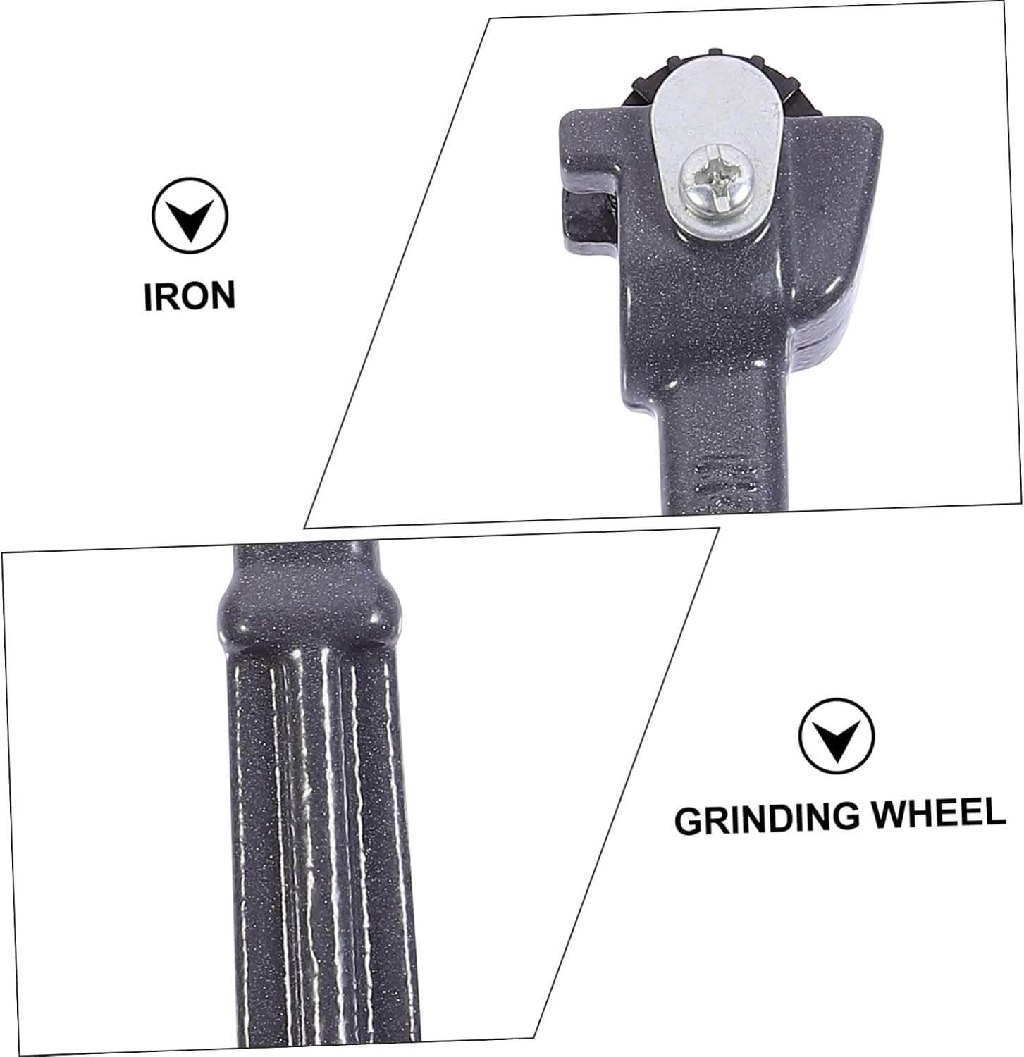 TOYANDONA Iron Material Grinding Wheel Dresser Handheld Dressing Wheel Tool Grinder Trimmer