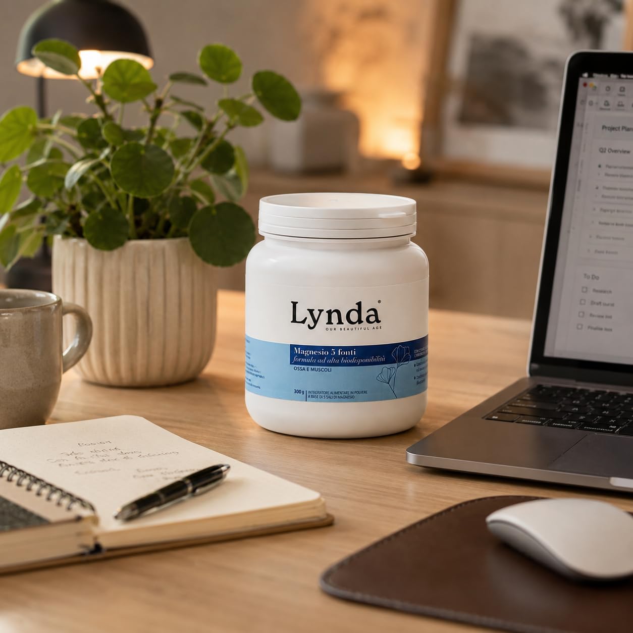 LYNDA NO STRESS – Magnesio 5 Fonti + Ashwagandha KSM-66
