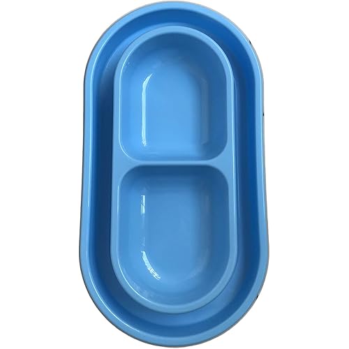 Ant Away Cat Dog Pet Food Bowl 32 Oz Food Water Bowls Dish for Small to Medium Size Dogs Cats by With You6688