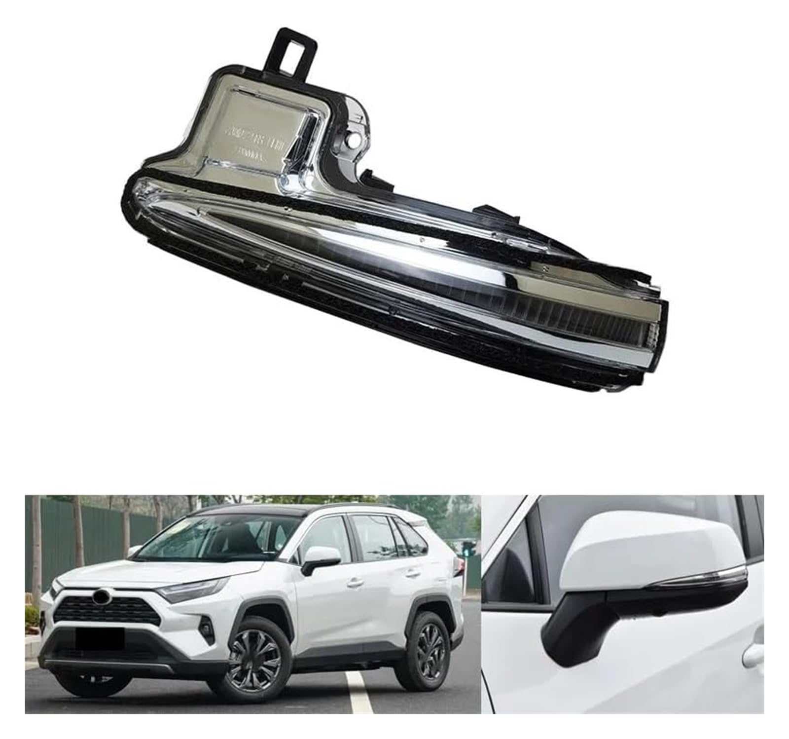 para Toyota para RAV4 para RAV 4 2020 2021 2022 Luz Indicadora del Espejo Retrovisor Lateral Coche Lámpara De Intermitente Luces Traseras Piloto Posterior | Right