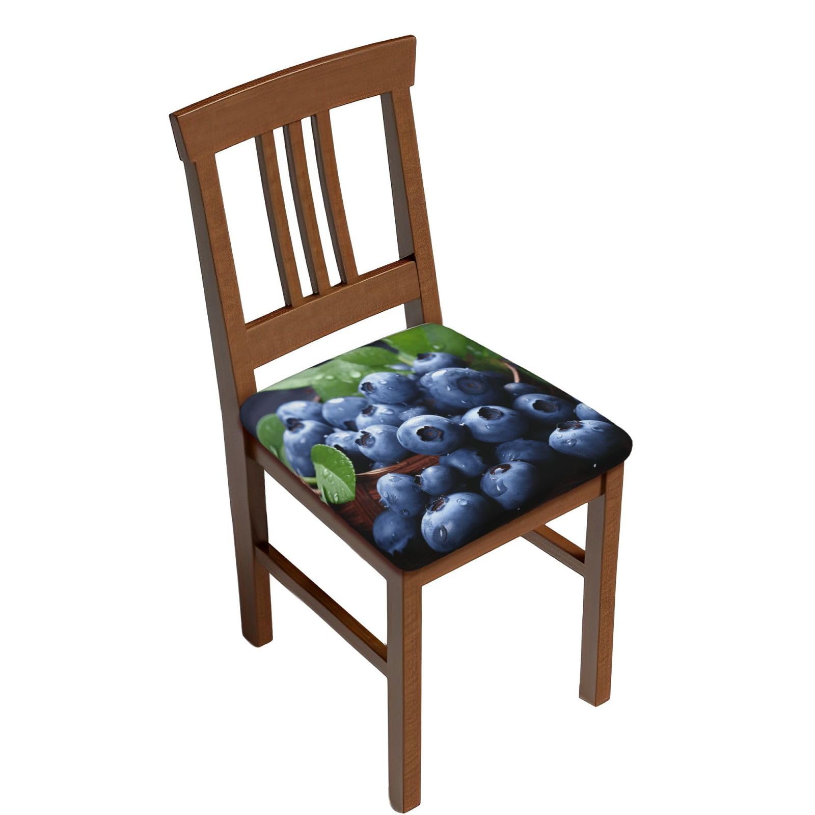 Housse de tabouret de bar 6 pièces imperméable carrée pour cuisine et salle à manger