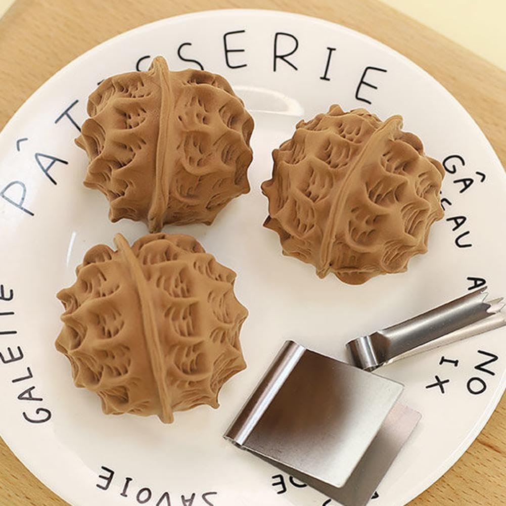 Stampi per torta alle noci Strumenti per decorare torte Clip in acciaio inossidabile Cottura del pane Dessert Decorazione della pasticceria Clip Stampo per arachidi-10