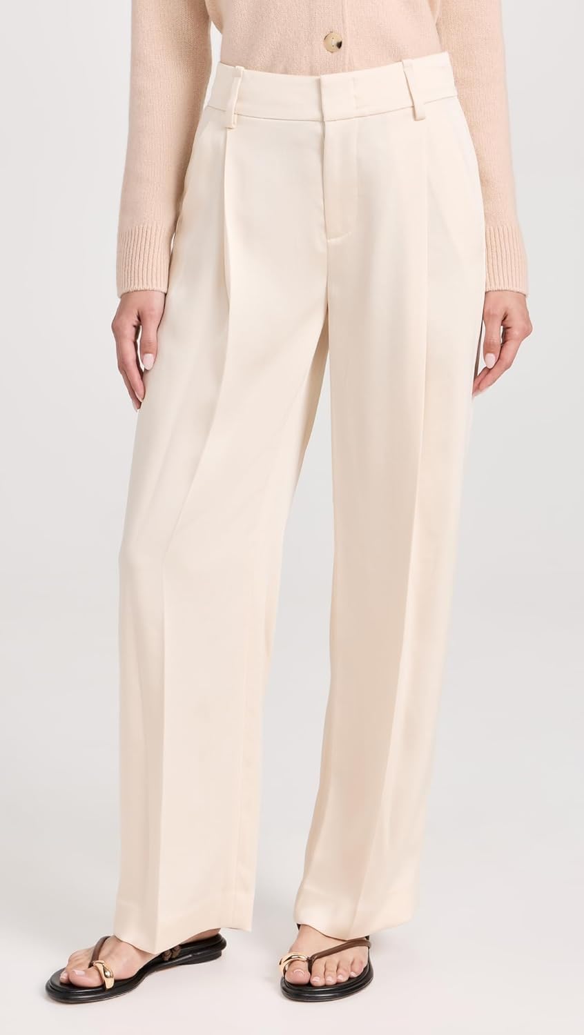 Vince Women's Satin Wide Leg Pants