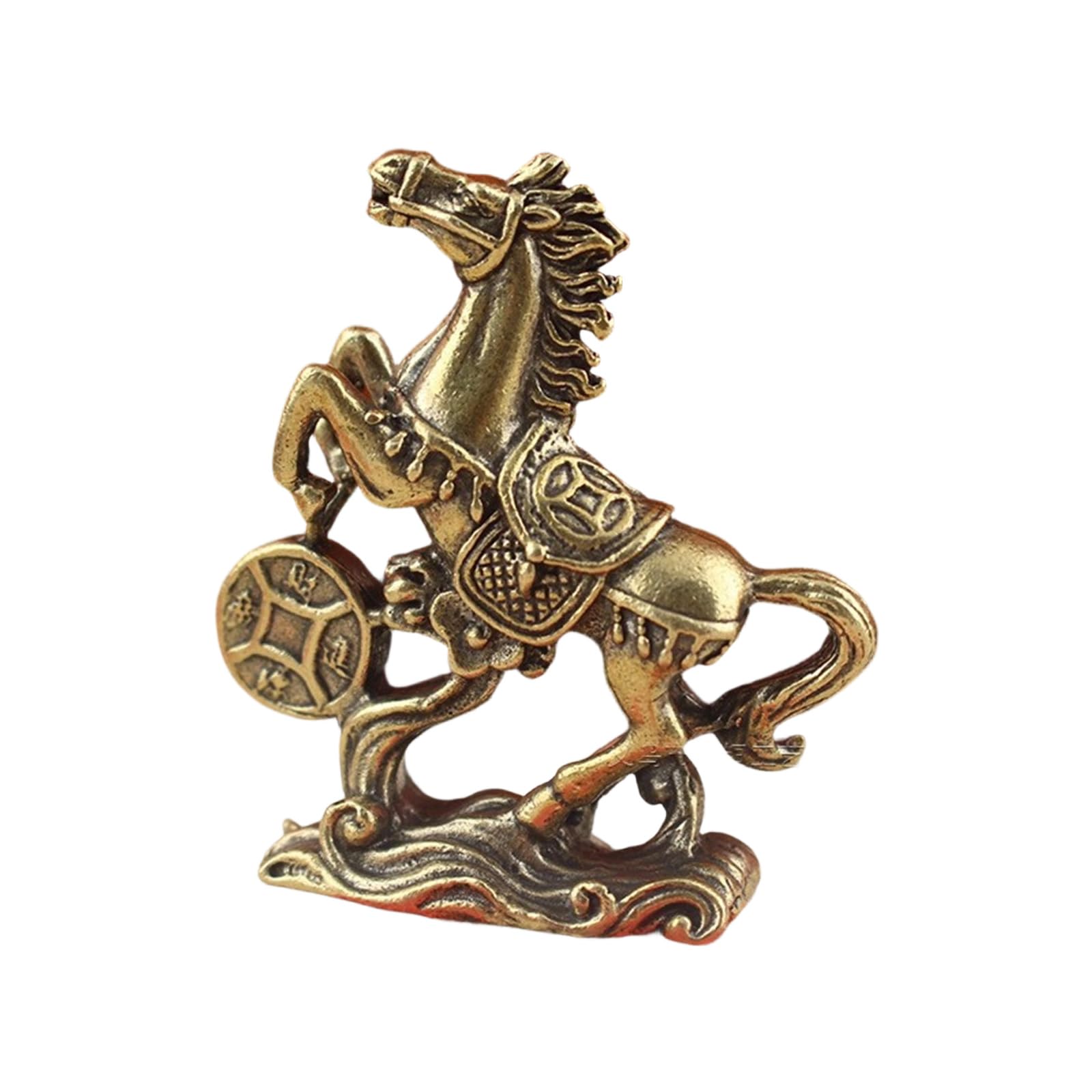 Osniyaw Women's A Horse Statues Metal Handmade Horse Figurine Sculptures Home Decor Table Decoration Collectible Figurines Gift Men Nimal Statue Sculpture
