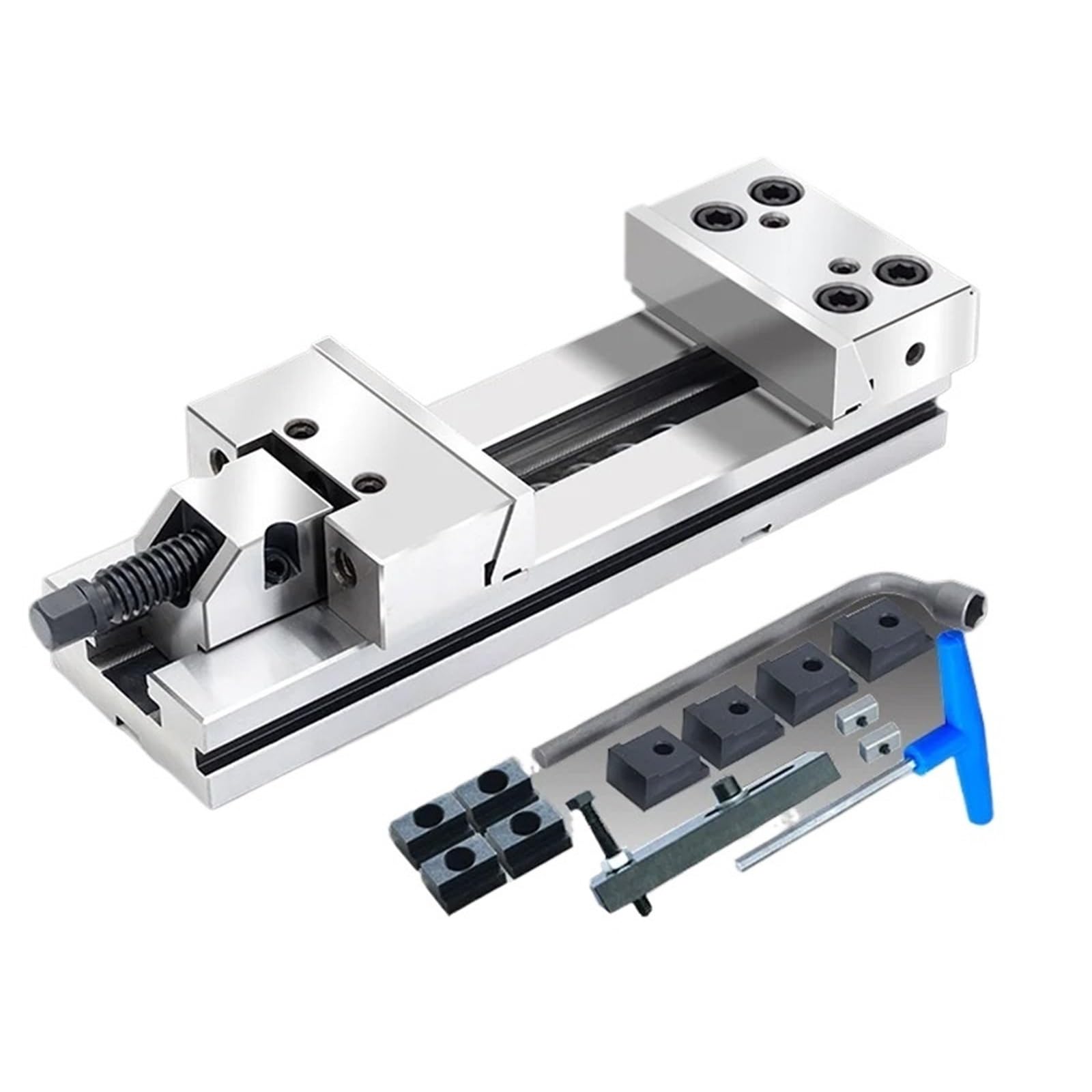 Präzisions-Schraubstock, Werkbank, 4/5/6 Zoll, Klemmmaschine, große Öffnungsvorrichtung, for Verschiedene Geräte im Bearbeitungszentrum geeignet(GT-4 inch)