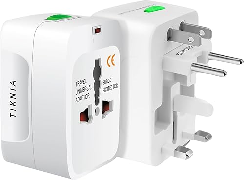 Adaptador de viaje, todo en todo el mundo, adaptador universal europeo, enchufe de cargador de pared internacional para (sin puerto USB) Asia Europa disponible en Yaxa Costa Rica