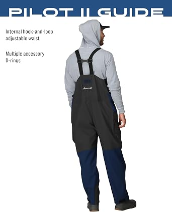 FROGG TOGGS Men's Pilot II Guide Waterproof Breathable Rain Bib