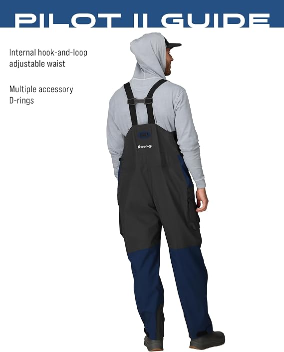 FROGG TOGGS Men's Pilot II Guide Waterproof Breathable Rain Bib
