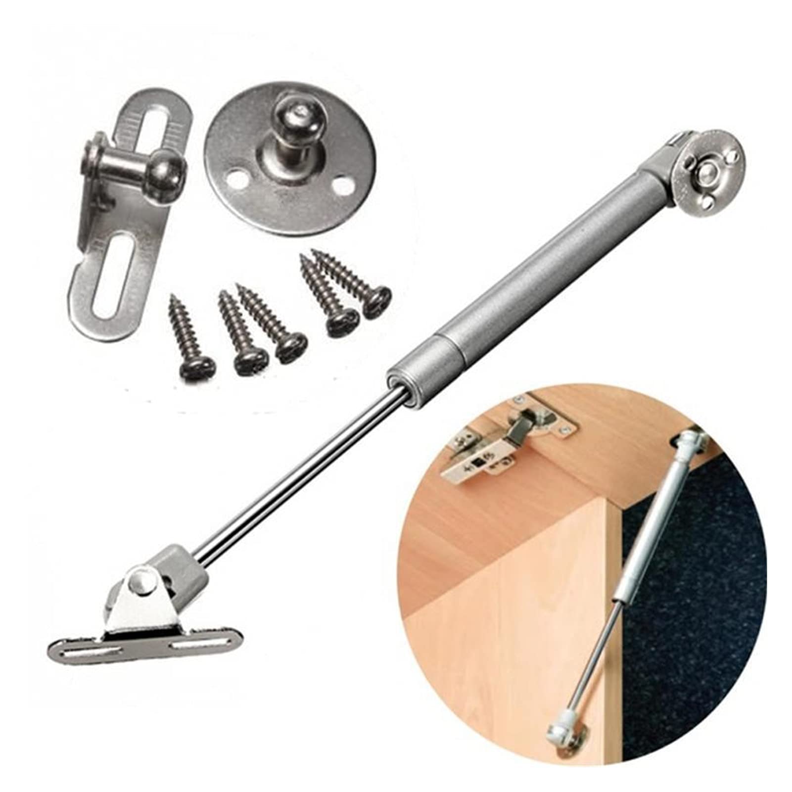 Hochleistungs-Linearantrieb, Linearaktuator Pneumatische Tragstange Hydraulik 2 0N ~ 200N. Stab-Pneumatik-Rod-Teleskop for Auto-Trommel-Türen Fenster für von Industriemaschinenschiffen(20N)