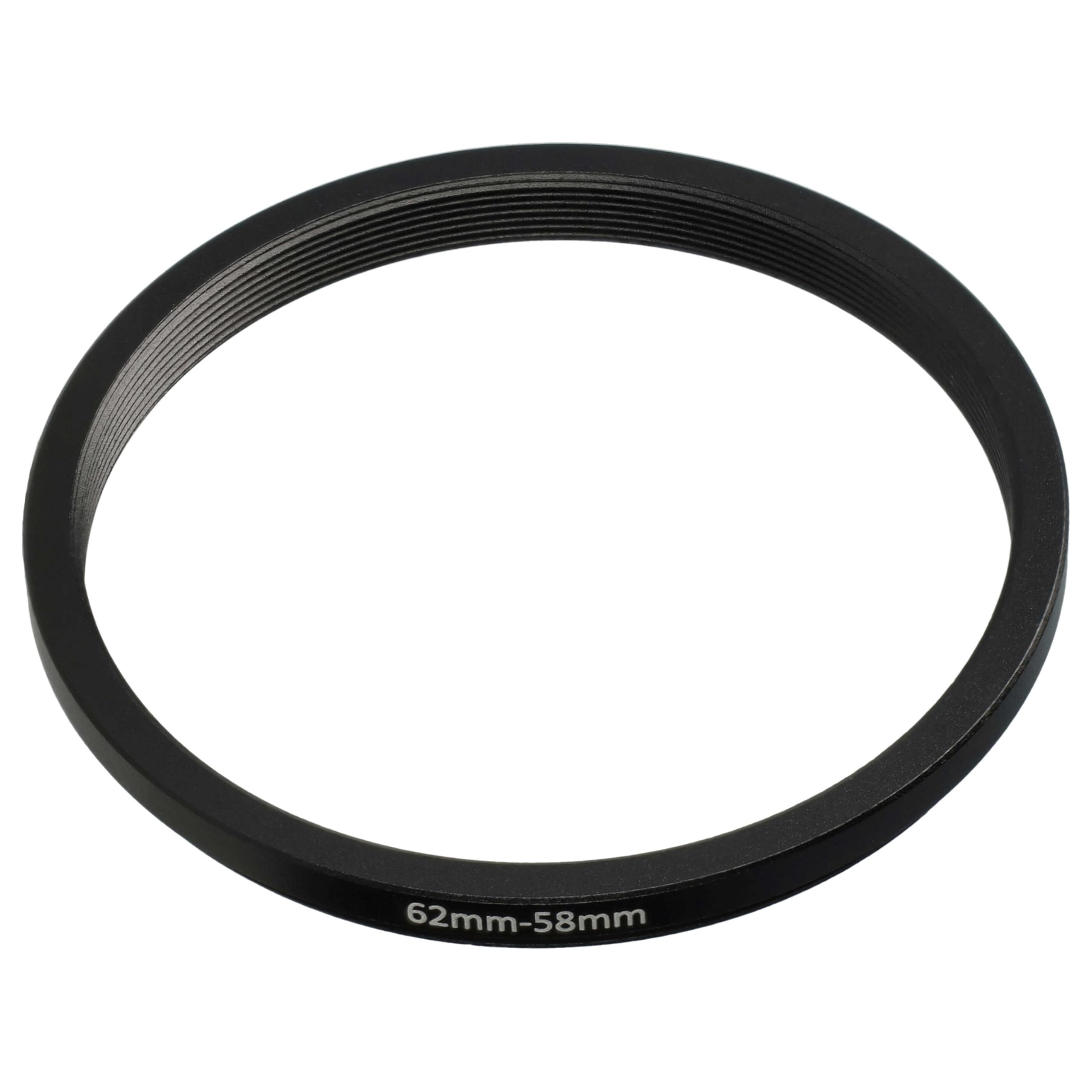 Anello Step-Up 58mm A 62mm Per Filtri Fotocamera - Alluminio CNC, Compatibile Con Canon, Sony, Nikon