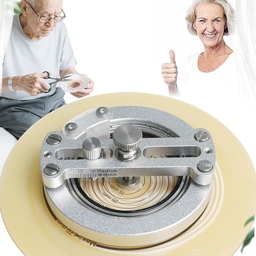 Miniatura 2 de Herramienta de corte circular para barreras cutáneas de estomía, perforadora para bolsas de ostomía de una y dos piezas, adecuada para bolsa de