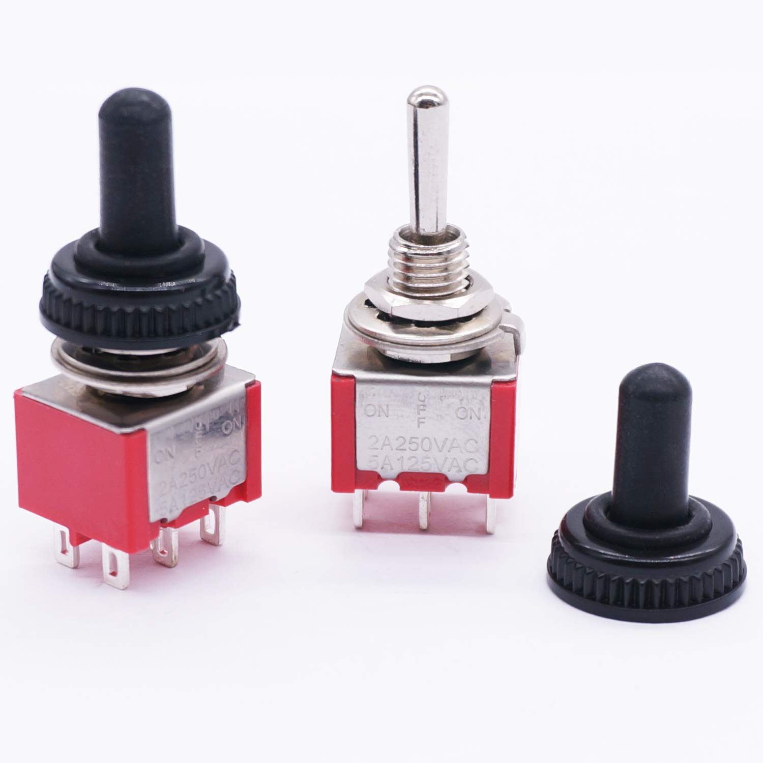 Snapklik.com : Twidec/10Pcs Mini Toggle Switch DPDT 3 Position 6 Pins ...