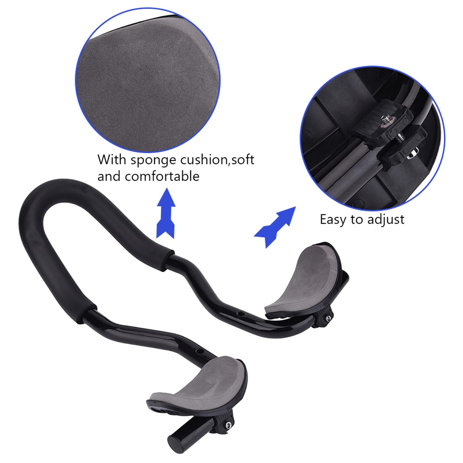 Poggiabici Manubrio Poggiamanubrio Per Bicicletta Aerobar Manubrio Per Bicicletta Manubrio Per Bici da Triathlon Manubrio Aerodinamico Per Bicicletta Per MTB Bici da Strada