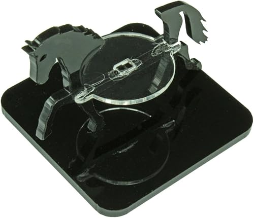 LITKO Soporte de personaje de caballo Juegos de rol Compatible con DND Pathfinder (base cuadrada de 2 pulgadas, marrón)