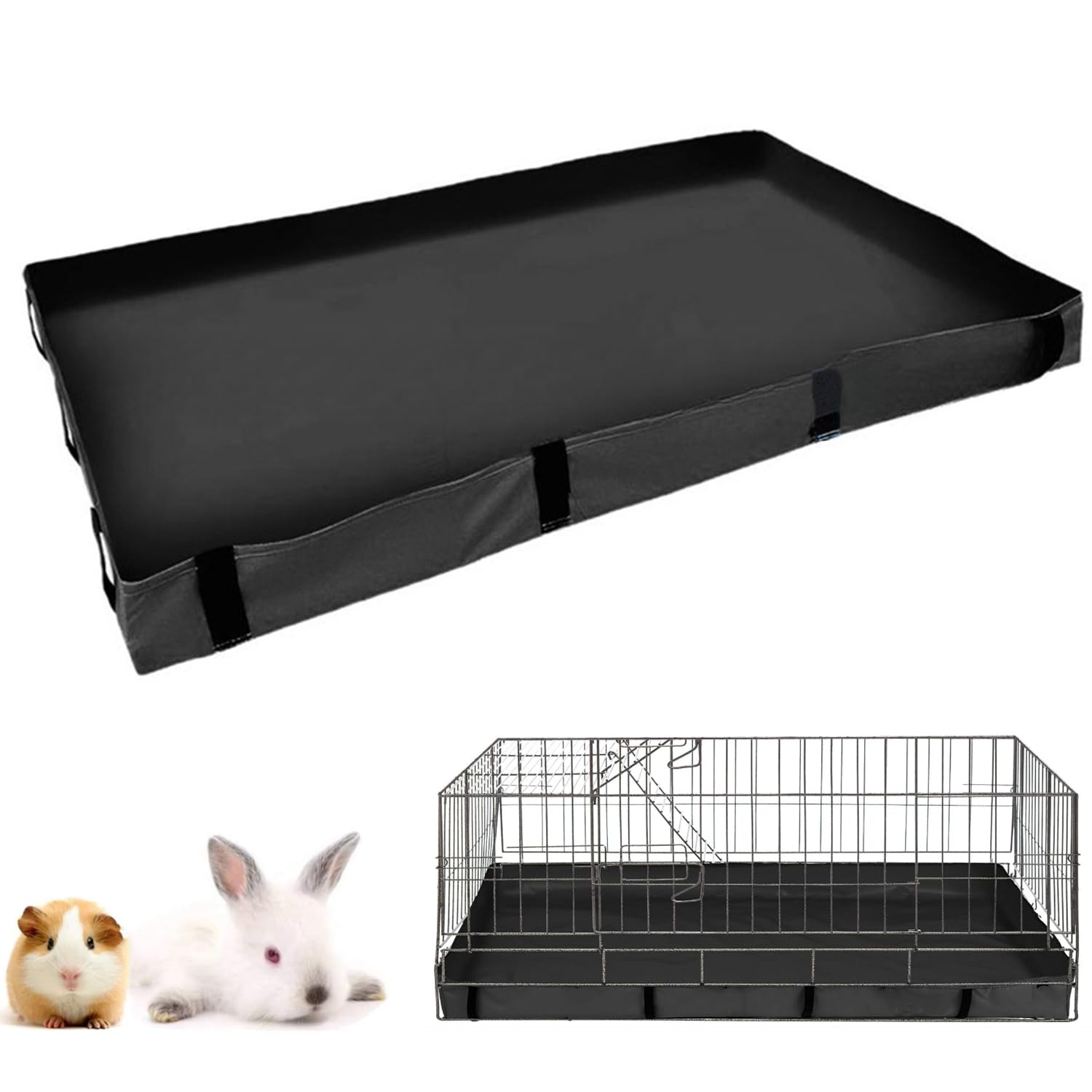 Bangminda Tapis Cage Cochon D'Inde Base Cage Animaux Compagnie
