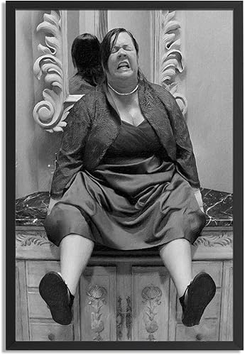 Vista 14 de Quarut Arte de pared divertido enmarcado en negro de la película para el baño, humor en blanco y negro, póster de Lebowski grande, impresiones