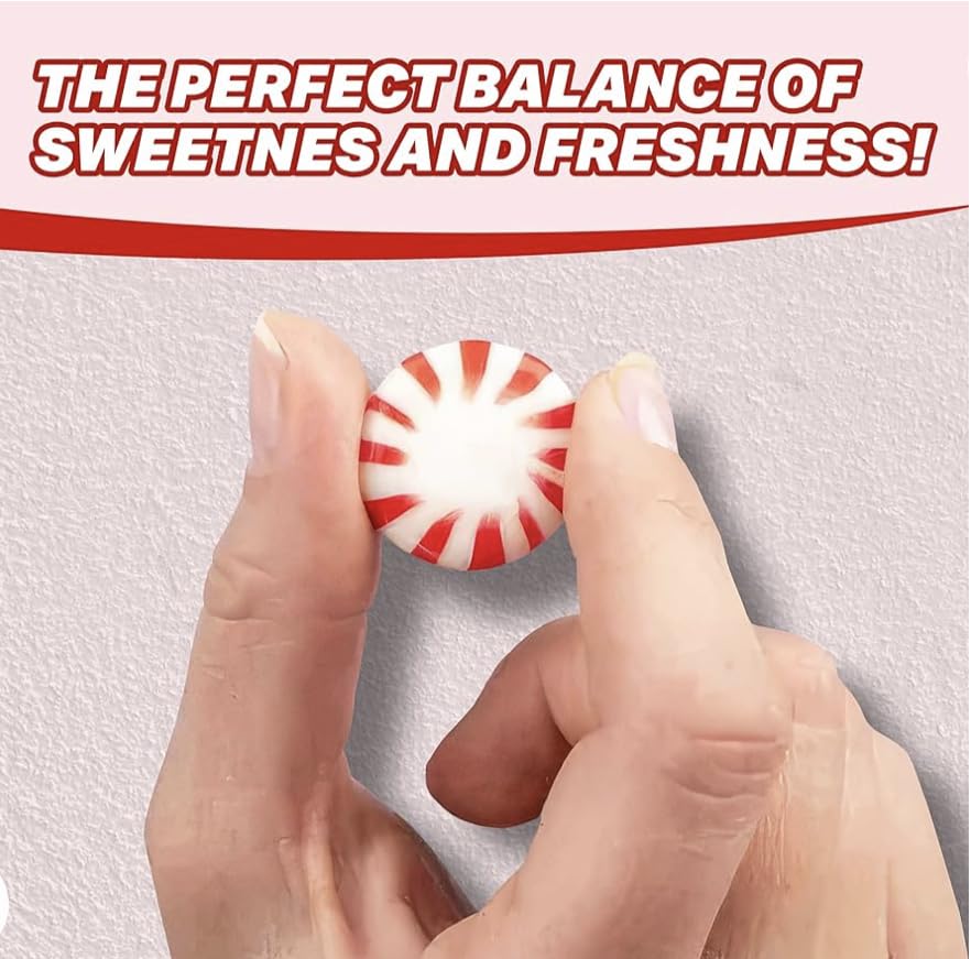 Starlight Peppermint Bulk Candy - 5 Pounds Approx 400 Pieces - Bulk Candy Individually Wrapped - Hard Candy - Mints Bulk - Christmas Candy, Peppermint Candy - Ideal Christmas Peppermint - Candy - Holiday Mints - Christmas Candy Bulk