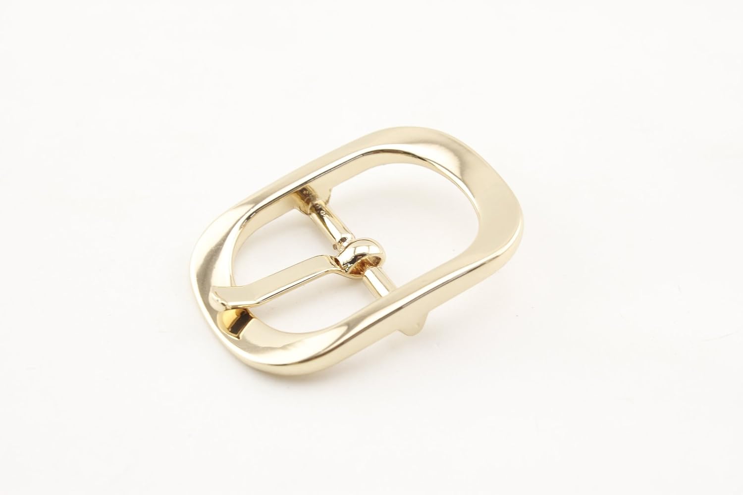 zinc alloying Single Prong Strap Buckle Center Bar Pin Belt Buckles for bag purse Leather Belts Crafts Accessories 3/4 Inch / 19mm Golden K116