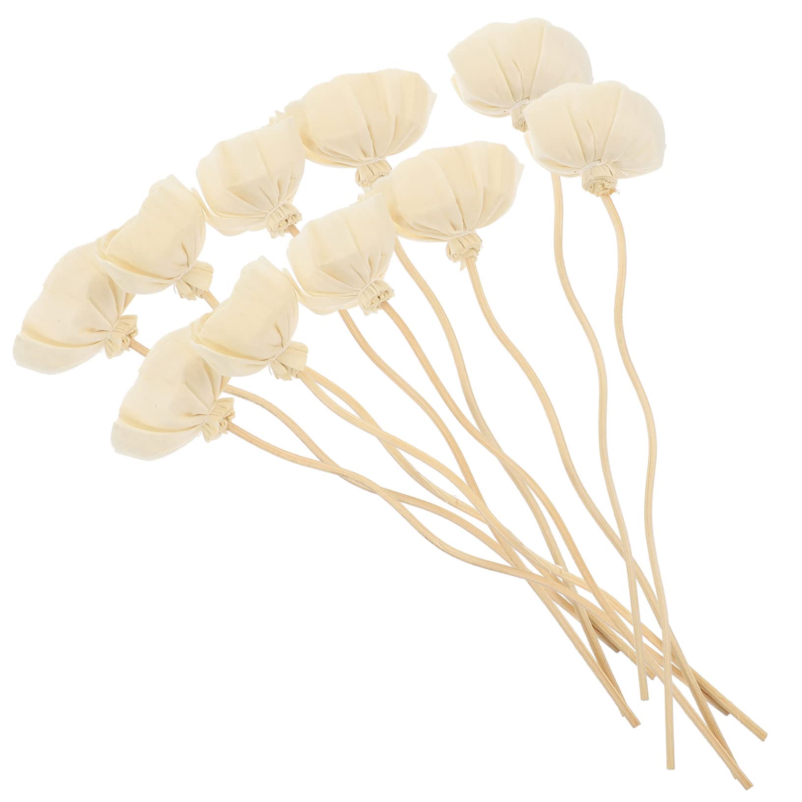 MAGICLULU 5sets Rattan Diffuser Sticks Flower Aroma Diffusers Essential Oil Sticks for Office 10pcs*5