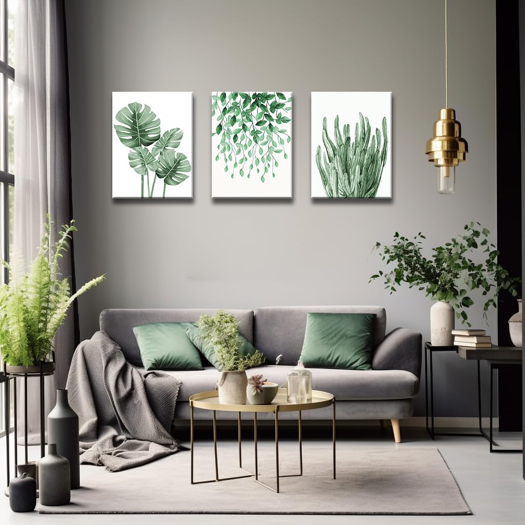 Plant Wall Art Green Decor - Image 2