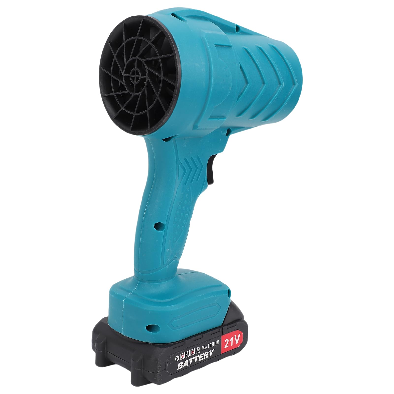 Soffiatore Senza Fili 21V, Asciugatore per Auto Spolverino Portatile con 2 batterie ricaricabili, Soffiatore per Foglie a velocità Variabile per Autolavaggio, Pulizia Esterna,
