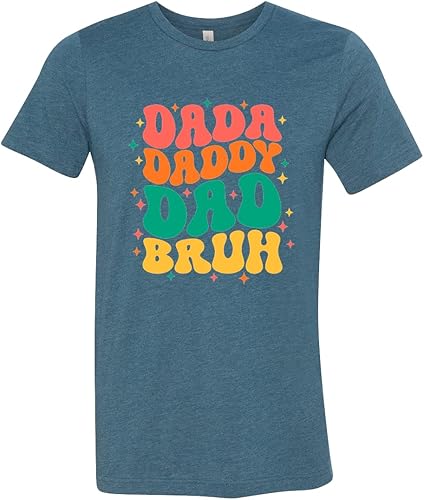 Miniatura 2 de Dada Daddy Dad Bruh T-Shirt, Fathers Day Gift, New Dad T-Shirt, Father's Day T-Shirt, Humorous Dad T-Shirt
