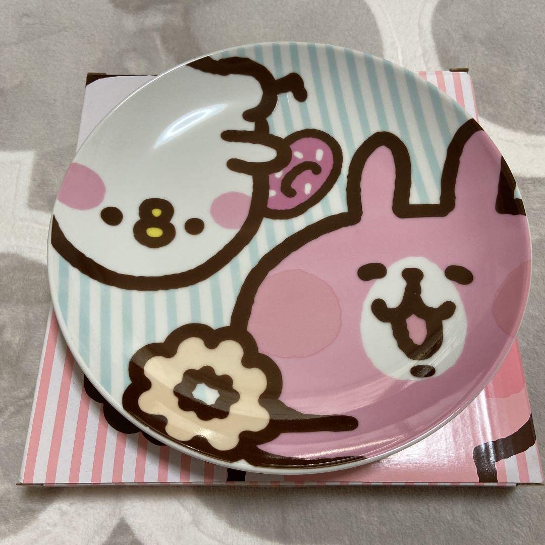 Amazon.co.jp: カナヘイの小動物 ピスケ＆うさぎ お皿 : ペット用品