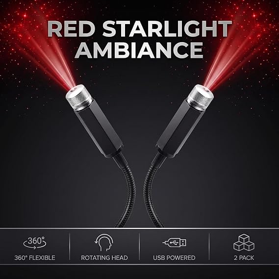 Mini Led Projection Lamp Star Night Lamp, USB Car Roof Star Projector Night Light, Mini Led Projection Auto Roof Star Light Lamp,for Bedroom, Car, Party, Ceiling Atmosphere Light