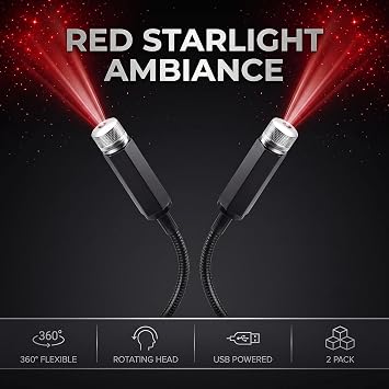 Mini Led Projection Lamp Star Night Lamp, USB Car Roof Star Projector Night Light, Mini Led Projection Auto Roof Star Light Lamp,for Bedroom, Car, Party, Ceiling Atmosphere Light