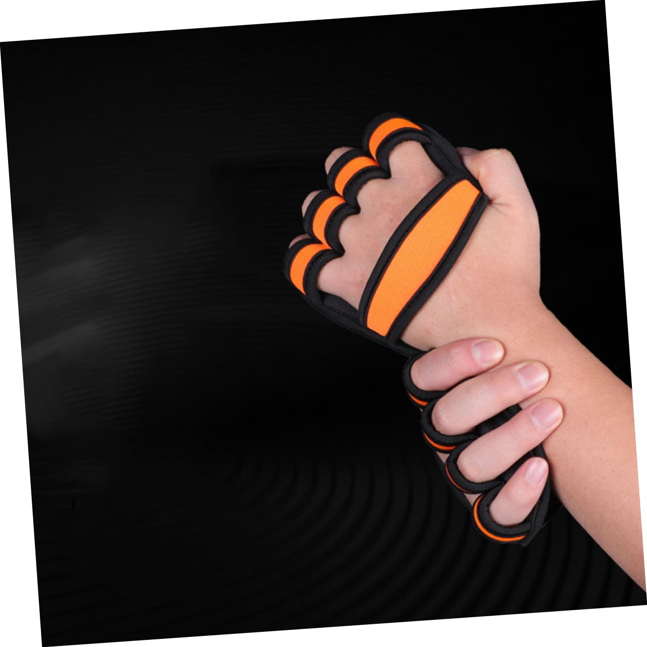 SUPVOX Guantes de Levantamiento de Pesas maquinas Gym Material Gimnasio Guantes de Entrenamiento para Mujer Hacer Ejercicio Hombre puños de Gimnasio de Peso Orange