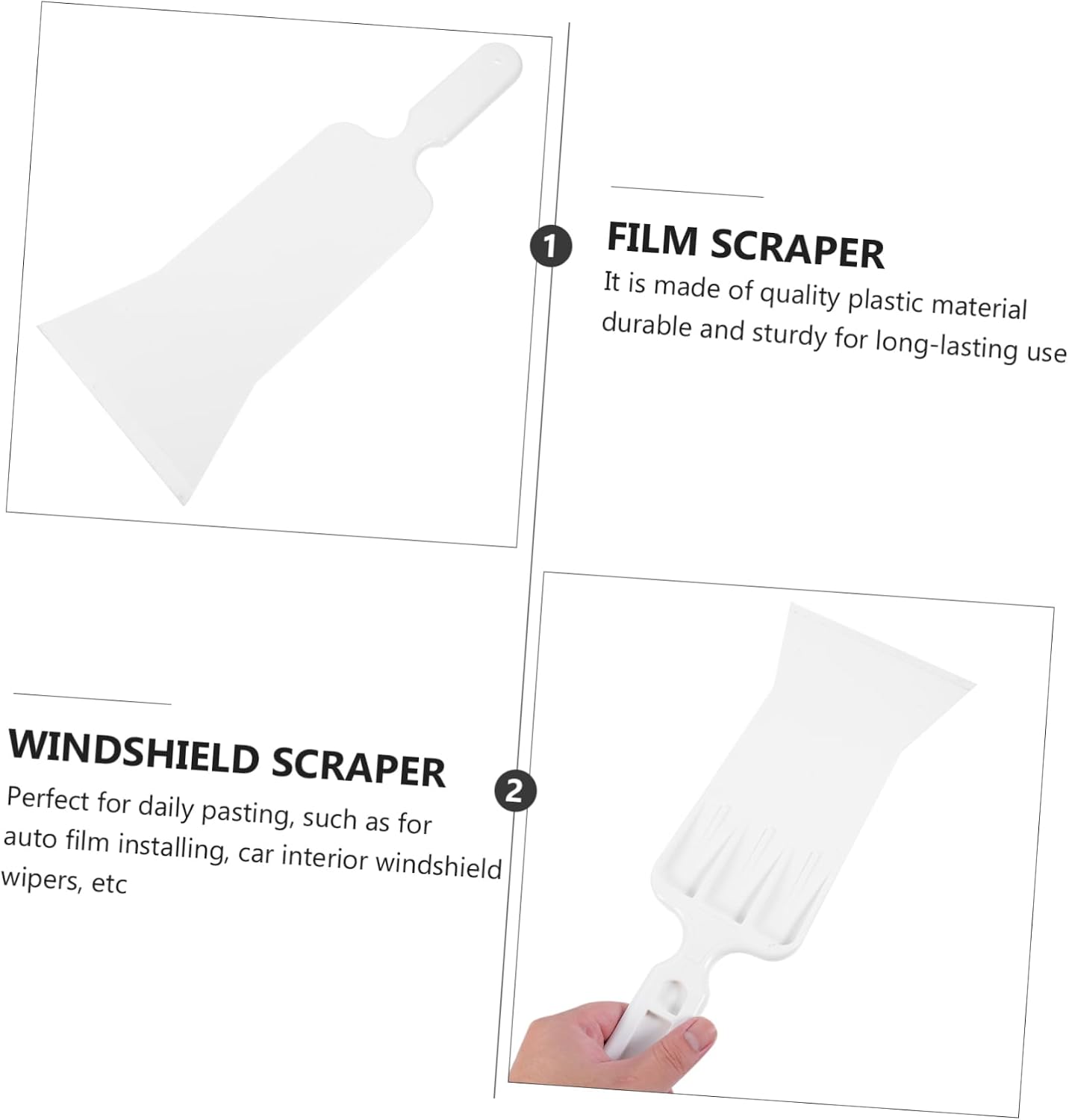 Portable Film Wrap Applicator Squeegee with Long Reach Handle for Car Use image 5
