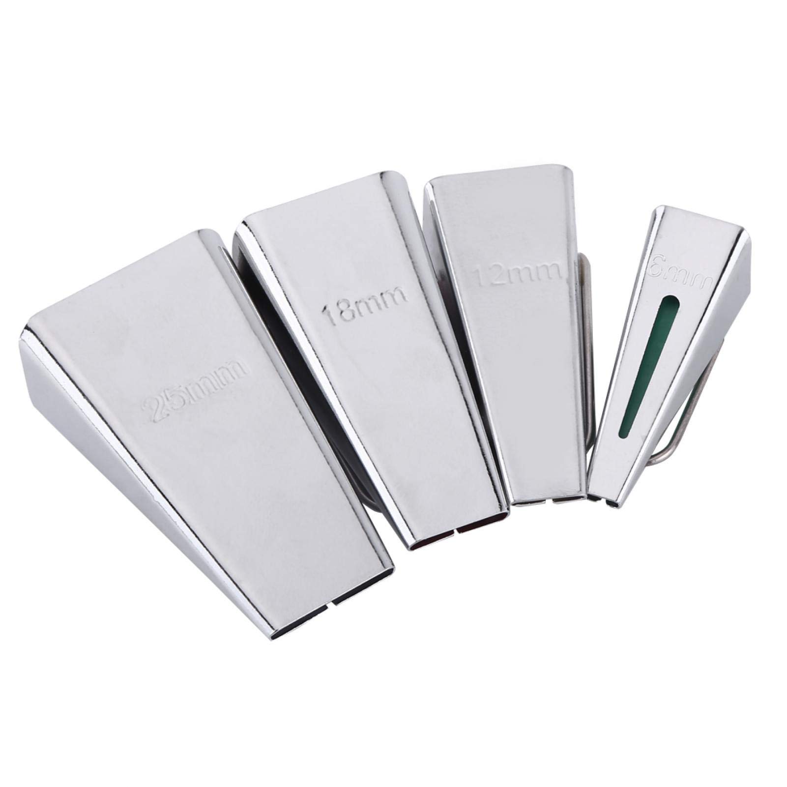 Vhbw Kit d'appareils à biais 5 pcs 6 mm, 9 mm, 12 mm, 18 mm, 25 mm pour couture, quilting