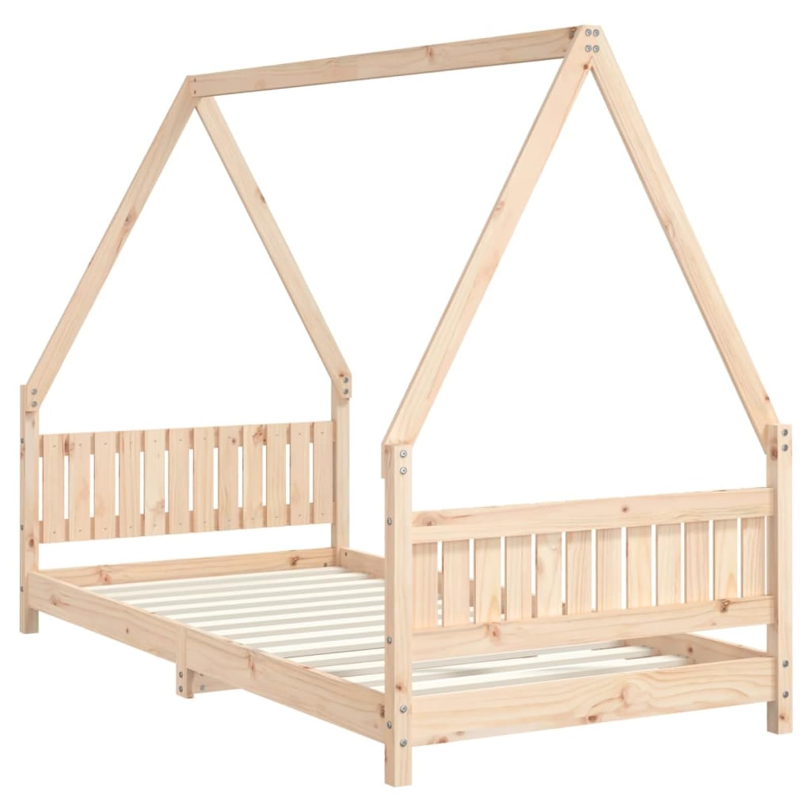 Rantry Holz-Kinderbett in Hausform, 90x190 cm, für Kinder ab 4 Jahren, Montage erforderlich Model834507