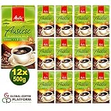 Melitta Auslese klassisch-mild Filterkaffee 12x 500g (6000g) - Melitta Café gemahlen