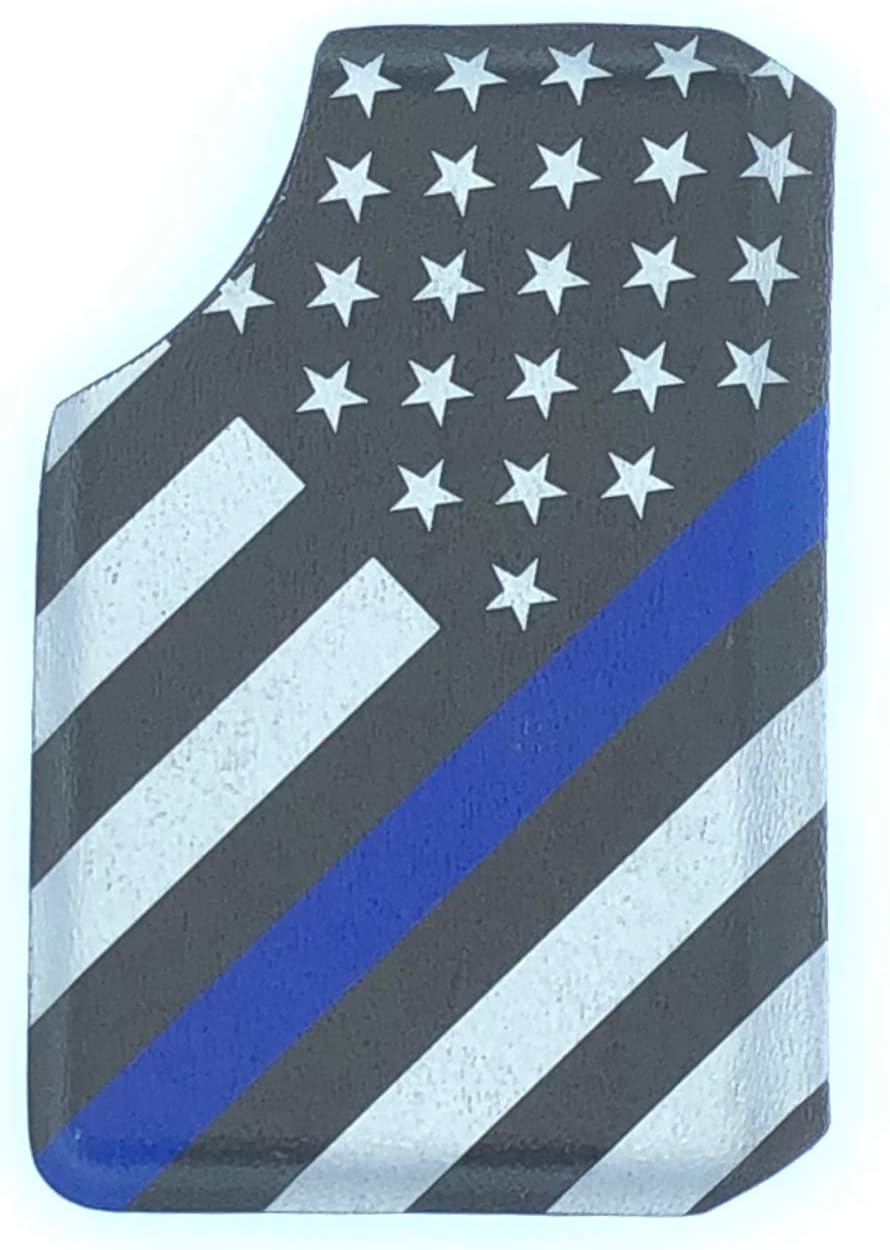 Mission First Tactical Man Slim Minimalist Wallet Blue Line