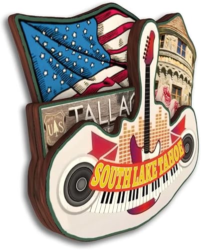 Miniatura 9 de Sonoma California USA America - Imán para nevera de madera, colección 3D, hecho a mano, viajes, ciudad, recuerdos, refrigerador, decoración del