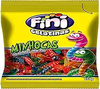 Fini Balas De Gelatina Minhocas 250G