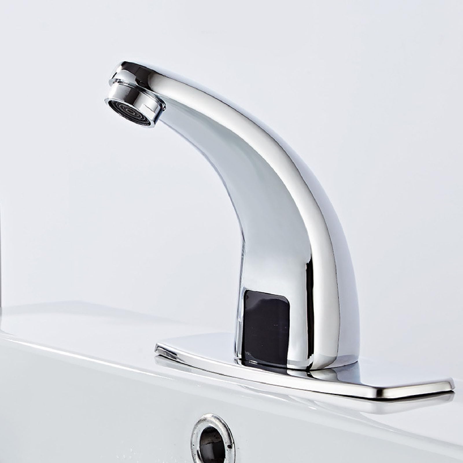 Marhynchus Grifo con Sensor, Sensor de Movimiento Manos Libres sin, Grifo para Lavabo de Baño con Detección Infrarroja, Distancia de Detección de 15-20cm