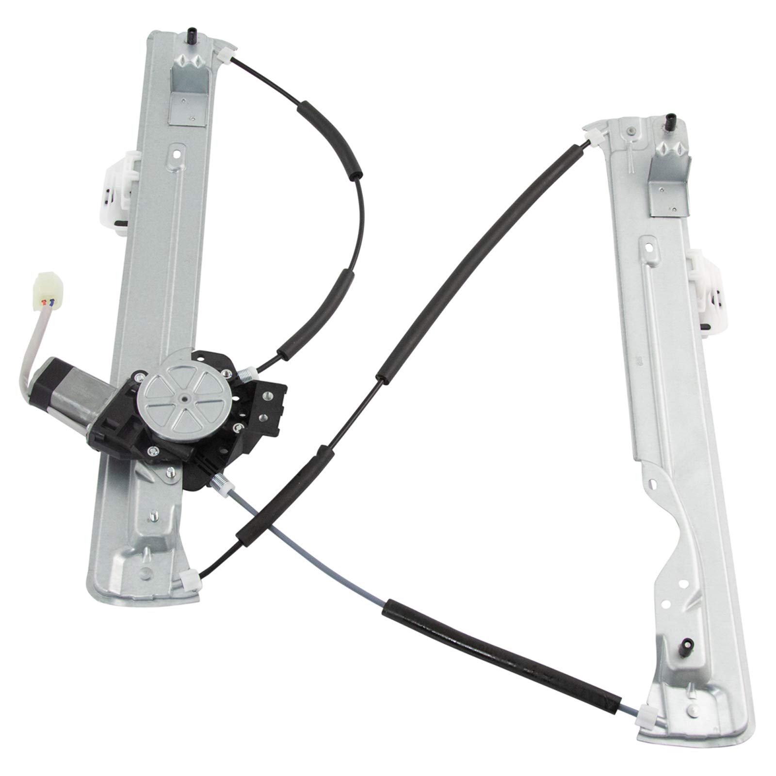 TRQ Front Driver Side Power Window Motor and Regulator Assembly Power Express Down Compatible with 2013-2019 Ford Escape