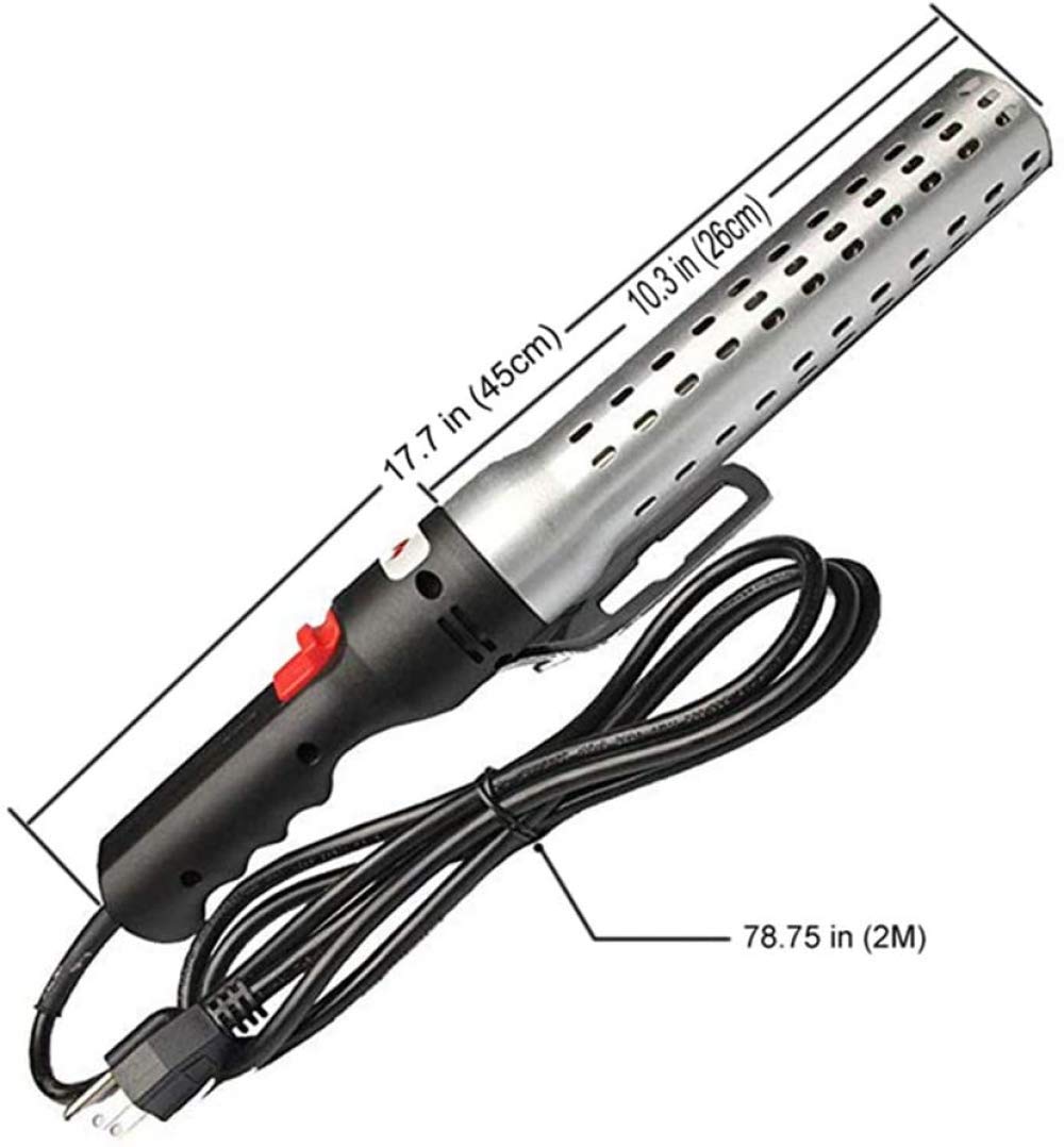 Encendedor De Fuego De Carbón Eléctrico, Encendedor De Carbón Quick Lump, Encendedor De Parrilla, Dispositivo De Encendido De Fuego De Cocina Para Grill Joe, Aire Caliente Gratis Con Soplador Incorpor