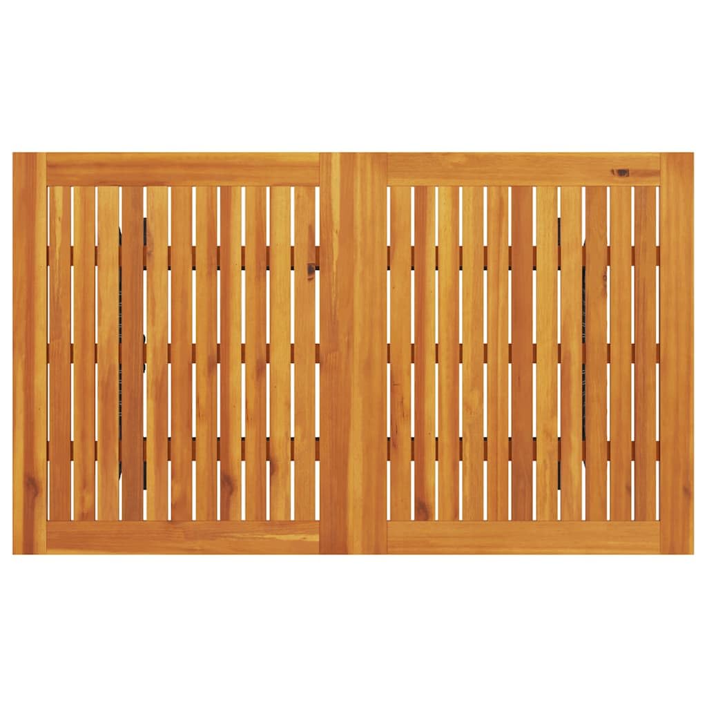 vidaXL Divano da Giardino a 3 Posti Cuscini&Tavolo Nero in Polyrattan