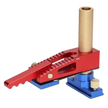 Woodworking Hold Down Clamp, Clamping Force Adjustable Multifunctional Aluminum Alloy Desktop Quick Acting Clamp for Work Shop (20mm)