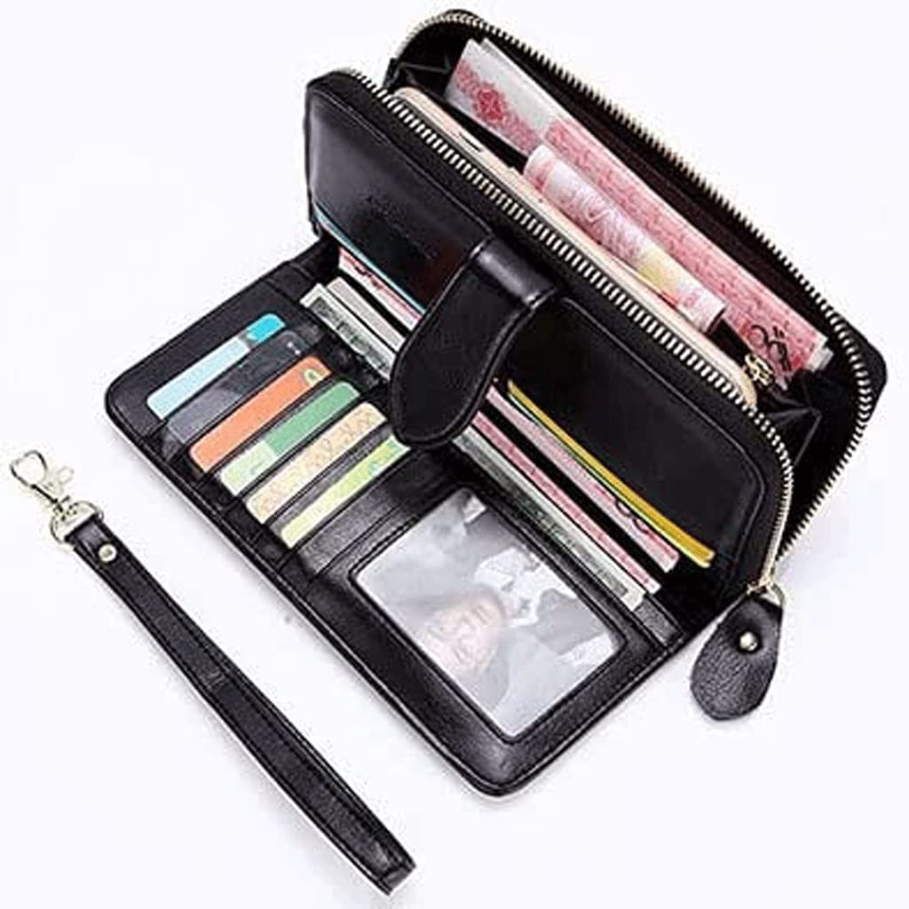 Amazon.com: LIOONS Wallet New Women's Leather Wallet Retro Simple