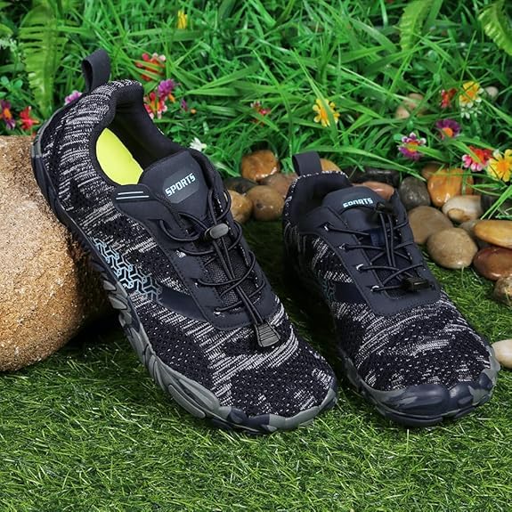 Image of Hike Footwear Barefoot Shoes, Pro Barefoot Shoes Women Men, Athletic Hiking Water Shoes Breathable Quick Dry Zero Drop Trail Running Shoes with Non-Slip Sole & Wide Toe Box