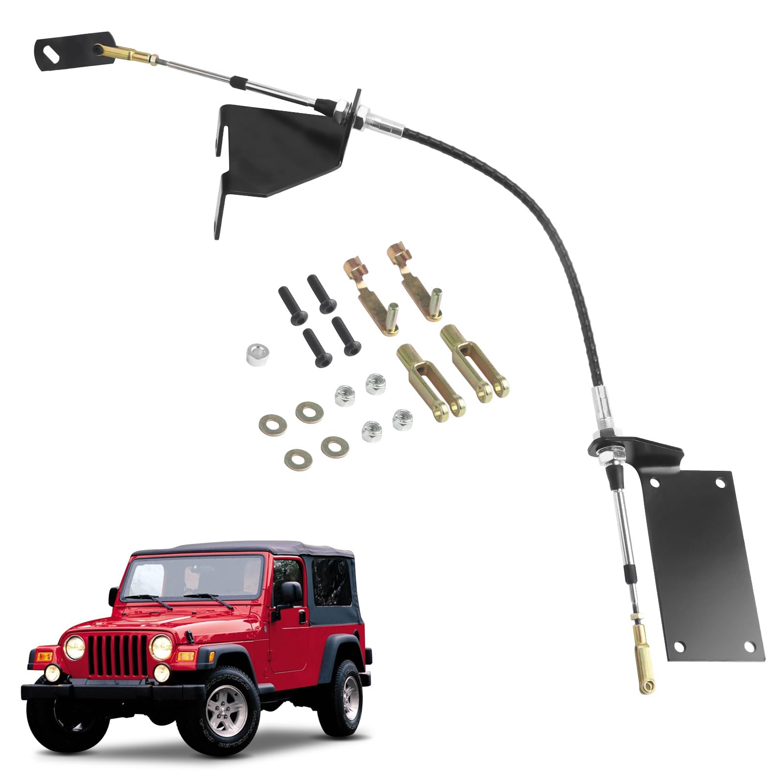 Buy Upgrade Transfer Case Cable Shift Linkage Compatible with Jeep