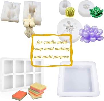 Silicone Mold Making Kit Liquid Silicone Rubber 15A Platinum Silicone Translucent Mold Making Silicone for Resin Molds, Resin Casting, Silicone Molds (21.16 oz)